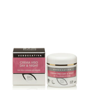 Crema viso Bio attiva Day & Night - 100% naturale Cod. 1120